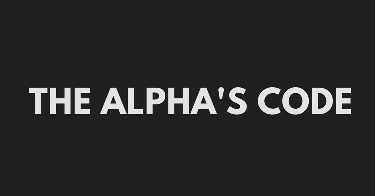 The Alpha's Code - 1er Agenda de productivité Redpill
